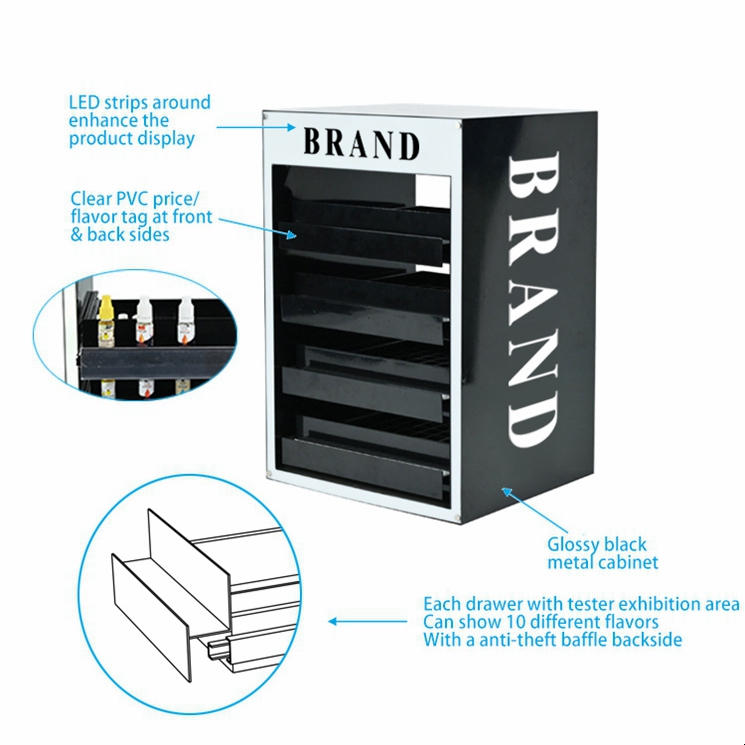 e liquid display stand