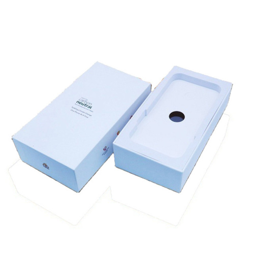 Empty White Lid Box Mobile Phone Packaging