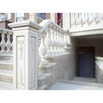 Natural Stone Carved Railing