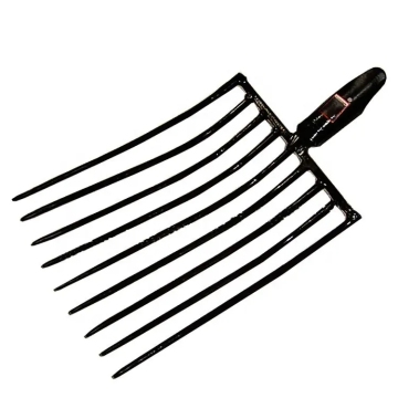 Steel Manure Digging Fork with Oval Prongs for Agriculture