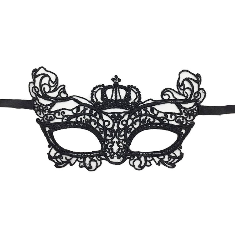 Masquerade Half FaceMask Lace Amorphous EyeMask PartyMask