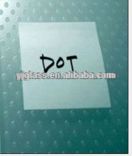 4mm-19mm dot ceramic frit patterned tempered glass