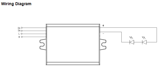 Квадратны драйвер TINY DALI на 15 Вт Square 15W TINY DALI Led Driver