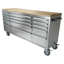 72 Inch Wood Table with Casters - US General Tool Box