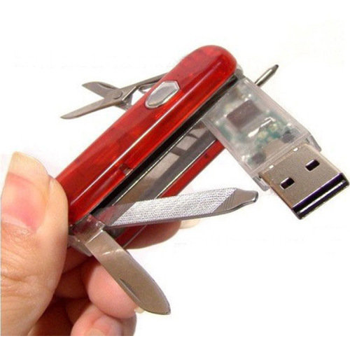 Chiavetta USB Swiss Army Knife 4-in-1