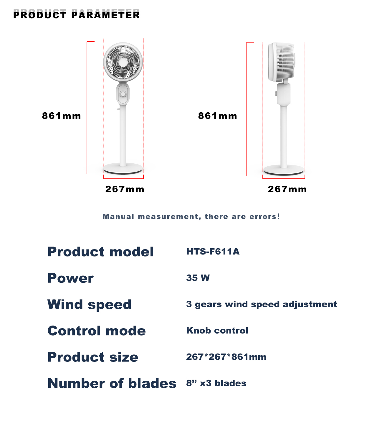 F611A circulator stand fan specification F611A circulator stand fan specification