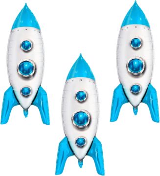 Rocket aluminum foil balloon