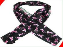 Customized Popular Red Ladies Neck Scarves of Printed satin