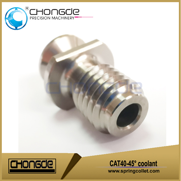 حامل أداة CAT40 عالي الدقة 45 درجة مسمار سحب 5/8 &quot;-11 خيط