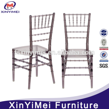 popular knock dowm transparent resin party chiavari chair