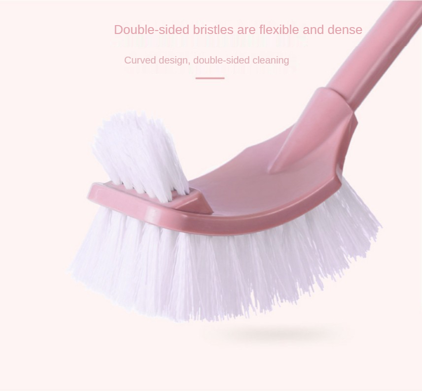 Household Toilet Cleaning Brush with Long Handle and Practical Wall-mounted Type Toilet Brush Set