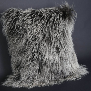 Soft Mongolian Fur Cushion