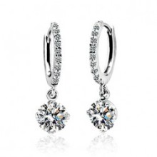 Zircon Gemstone Jewelry Fashion Crystal Earring Imitation Jewelr