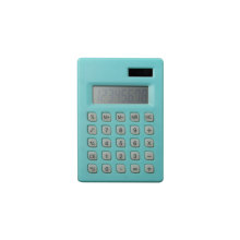 Dual Power 8 Digit Pocket Calculator with Note and Pen