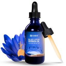 Organic Blue Lotus Essential Oil Lotus Leaf Lotus Blossom Fragrance Oil And Moringa Oil