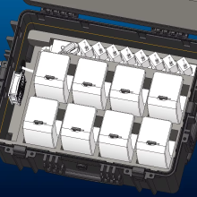 VR Charging Cart for 8 Pico 4 Headsets