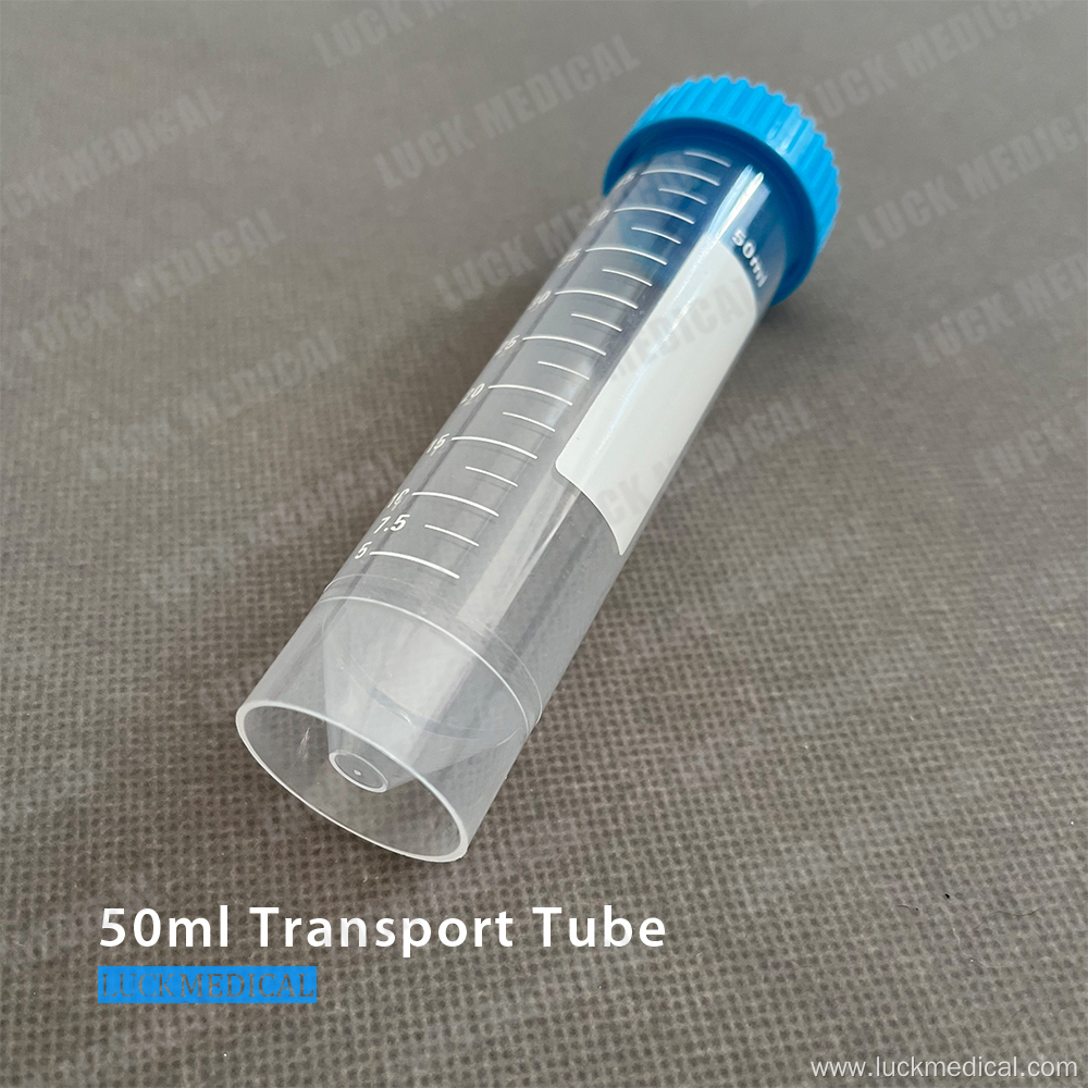 PC Plastic Transport Tube 50ml Lab Use