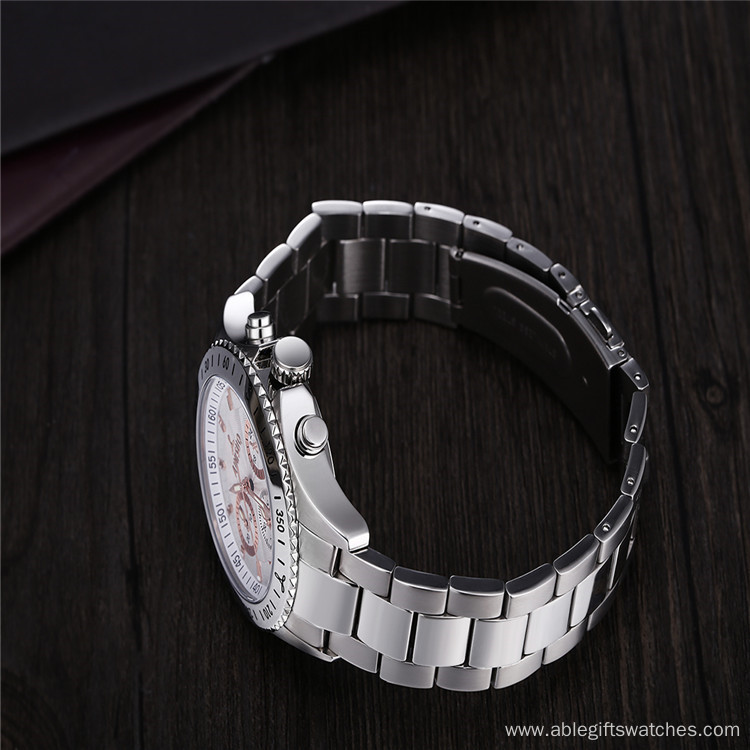 Fashion business luxury man stainless steel watch(xietujun)