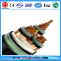 CU / XLPE / AWA / PE Medio Volt Cable eléctrico y line19KV / 33KV