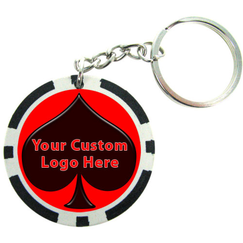 Custom Poker Chip Key Chains