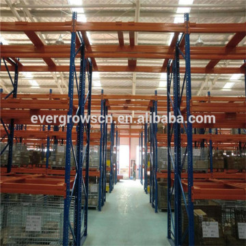 Shelving and pallet storage metal rack