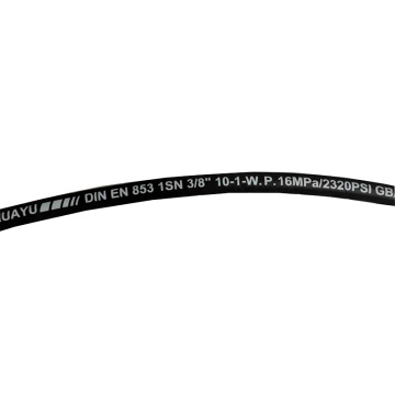 EN853 Wire Braided/Wire Wound Hydraulic Rubber Hose