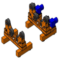 Memuatkan Kapasiti 5-100ton Roller Kimpalan