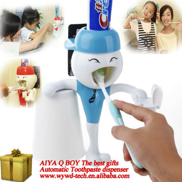 Q Automatic Toothpaste dispenser 2014 new promotional products novelty items/Wy-080923G