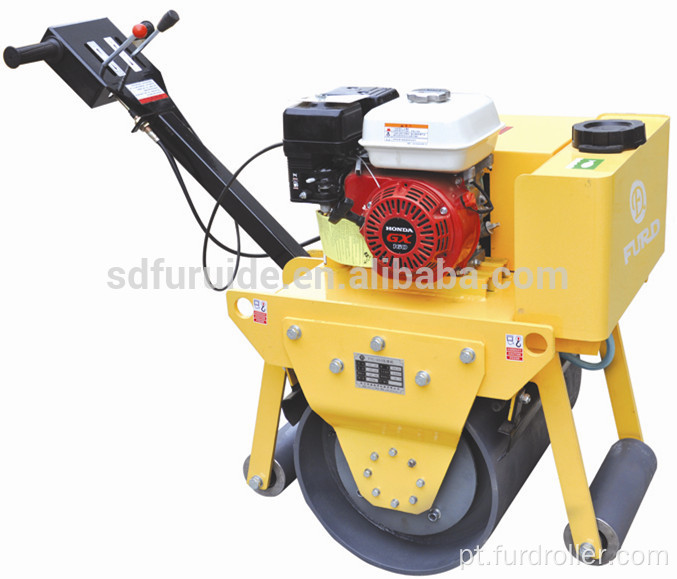 Preço de fábrica Auto-propulsão Compactador de rolo vibratório de cilindro único FYL-600