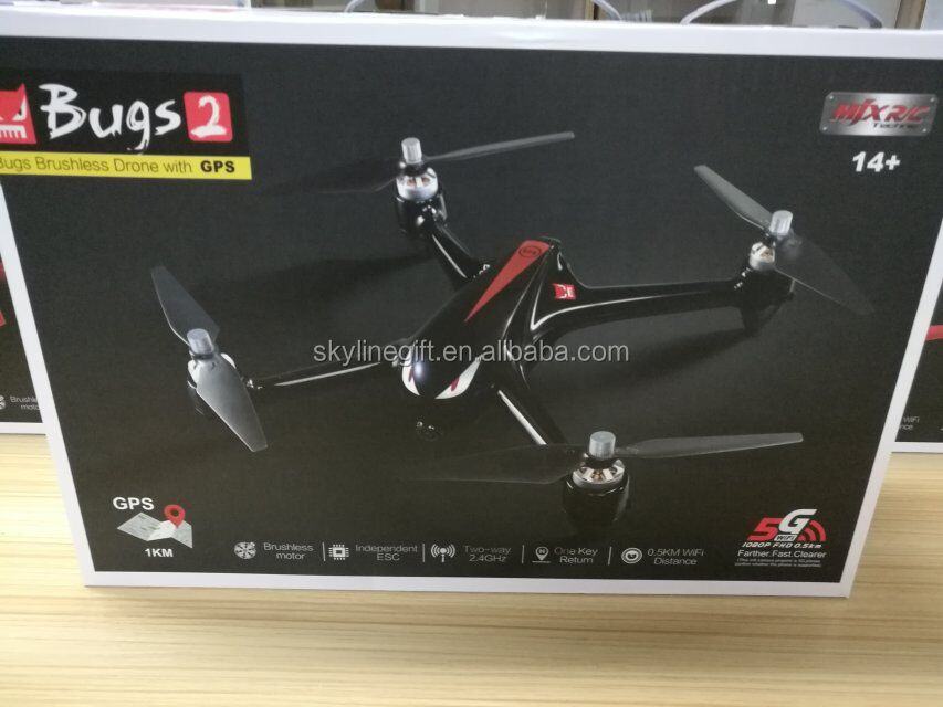 MJX B2W Bugs 2W Brushless motor Quadcopter GPS drone ESC 1080P Camera Wifi FPV Drone GPS RC Quadcopter