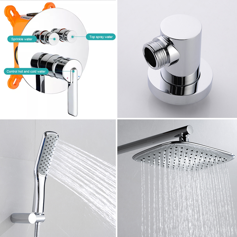 Flush Mounted Shower Faucets