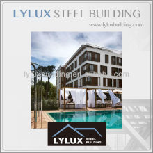 Pre-engineered customized hotel 5 star prefabricated luxury hotel prefab steel hotel