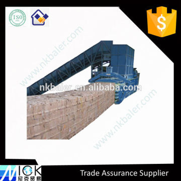 waste cardboard compressor strapping machine