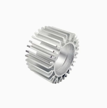 Aluminum Profiles of Round Radiator for Audio Equipment