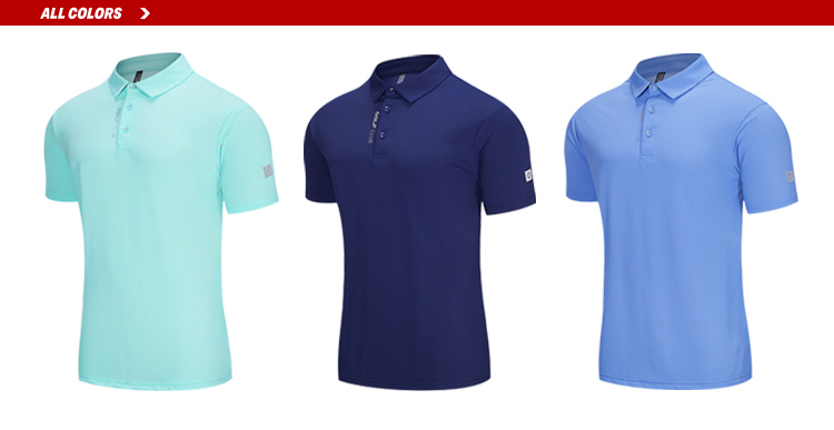 Golf Shirts Dry Fit Short-Sleeve Polo Athletic Shirt