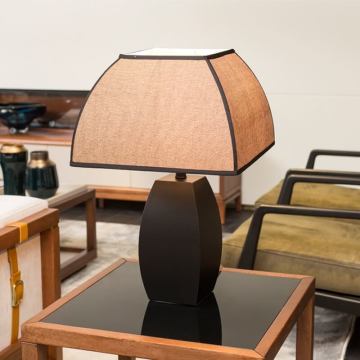 mid century modern lamp table