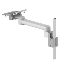 Medical Wall Mount Arm and Charting Workstation for Hospitals and Endoscopy