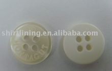 Logo laser engraving resin buttons (OEKO-TEX STANDARD)