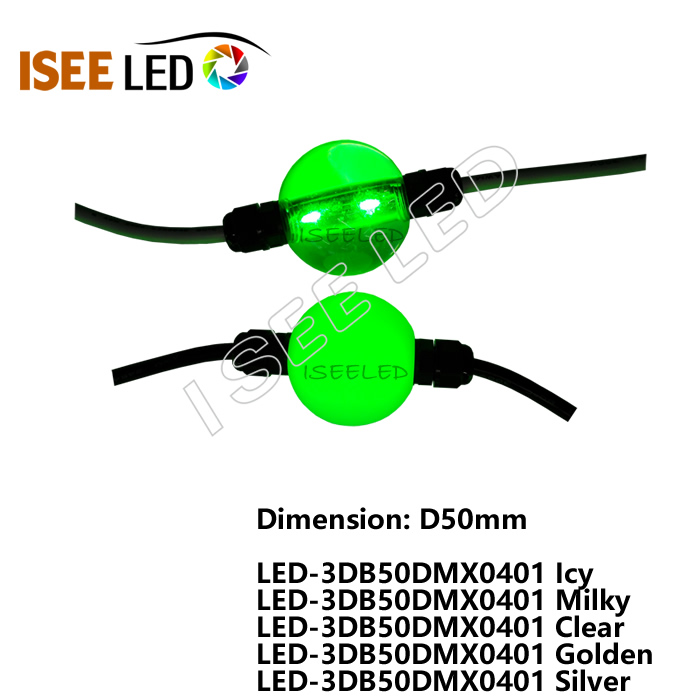 50mm DMX LED CUBE BALL MADRIX Stjórnandi