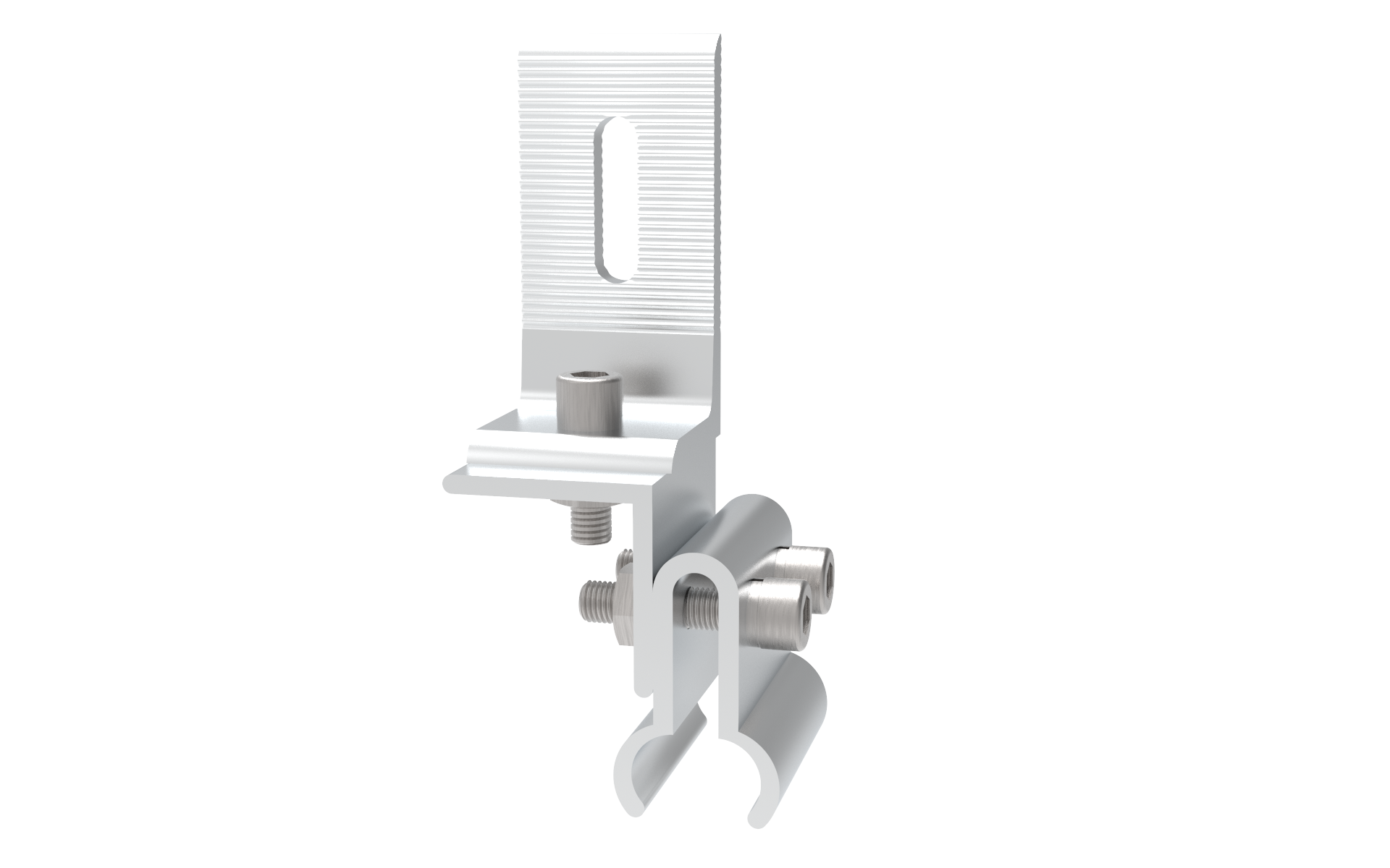 Abrazadera de costura vertical redondeada extendida Extended Rounded Standing Seam Clamp