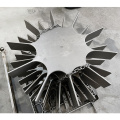 High temperature resistant metal steel fan