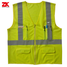 EN 20471 Yellow High visible warning clothing