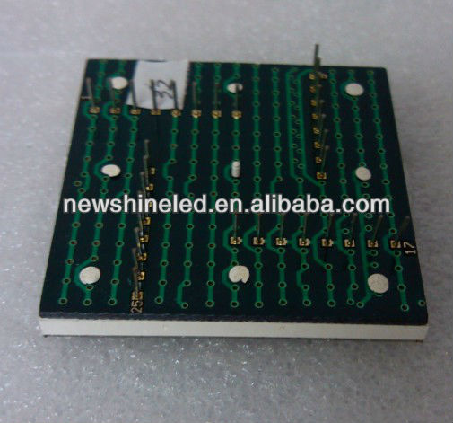 Through Hole DIP 64x64mm Dot Matrix LED Display Red Green Blue Orange 16x16 dotLED Matrix Display  for Indoor Advertising Media