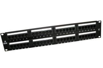 2U 48ports CAT6 patch panel