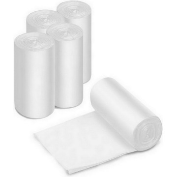 100 % vierge réutilisable en plastique HDPE /LDPE emballage poly sac poubelle 1 mil