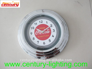 tower shape neon clock