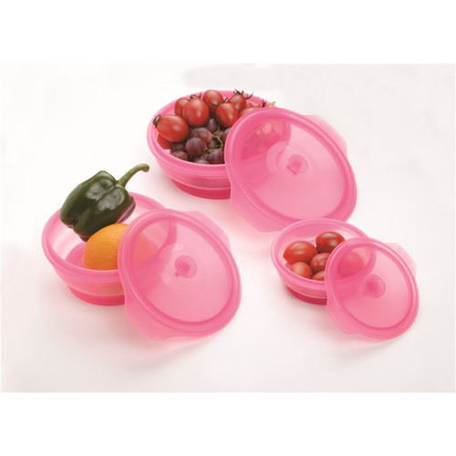 Food Grade Collapsible Silicone Bento Bowl