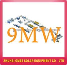 9MW low cost solar panel assembly line