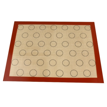 Non-stick reusable heat resistant silicone backing mats