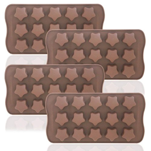 amazon hot sales diferentes formas moldes de chocolate de silicona